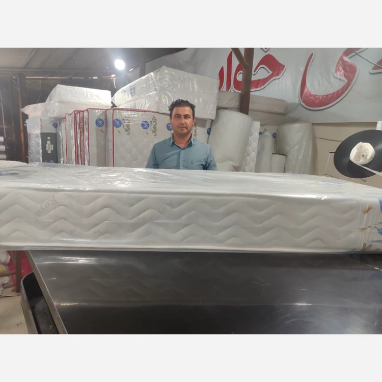 تشک یکنفره طبی فنری رویال4 90در2متر