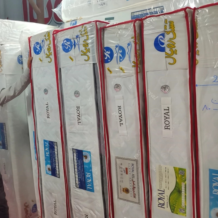 تشک یکنفره طبی فنری رویال4 90در2متر